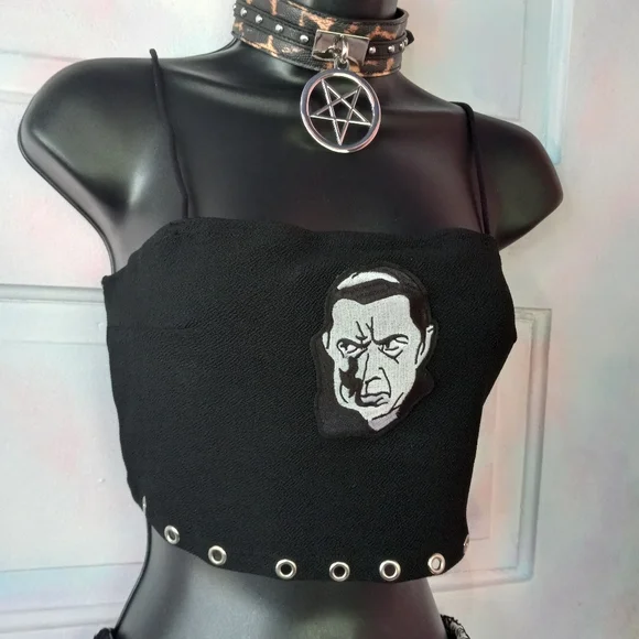 ❣️Rage Mosh 'Fit! Custom outfit w reversible skirt! Classic horror! PRICE FIRM! - Picture 2 of 8